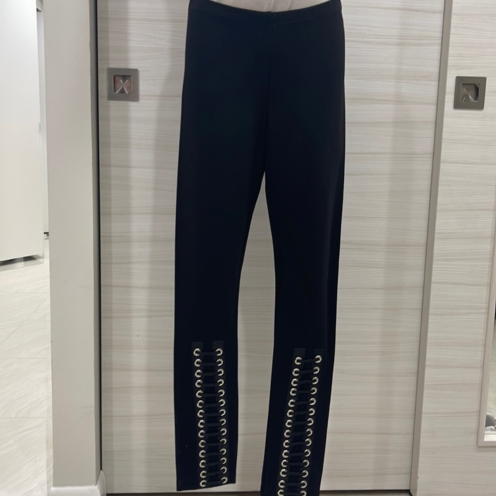 NWT Tags on sizes M, XL Stretch leggings in black available Made in Turkey